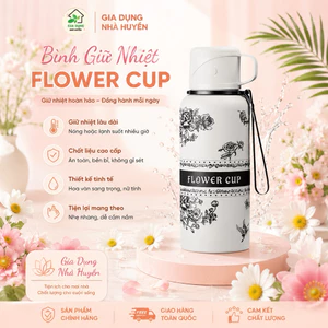 Bình hoa mộc trà 800ml nhỏ gọn ⚡️FREESHIP⚡️chất lượng cao ,thiết kế sang trọng giữ nhiệt