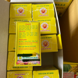 (Hộp 10 gói) Phân bón lá đậm đặc Thần Dược số 1 Grow 5-5-5 Ba Lá Xanh, Tăng trưởng mạnh mẽ, bông nhiều, hạt sáng