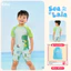 Đồ bơi bé trai ILABY HCM chất liệu thun lạnh co giãn nhanh khô họa tiết khủng long size 10-43kg [4040]