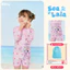 Bộ đồ bơi bé gái liền thân ILABY HCM đồ bơi dài tay chống nắng họa tiết unicorn size 10-43kg [4081]