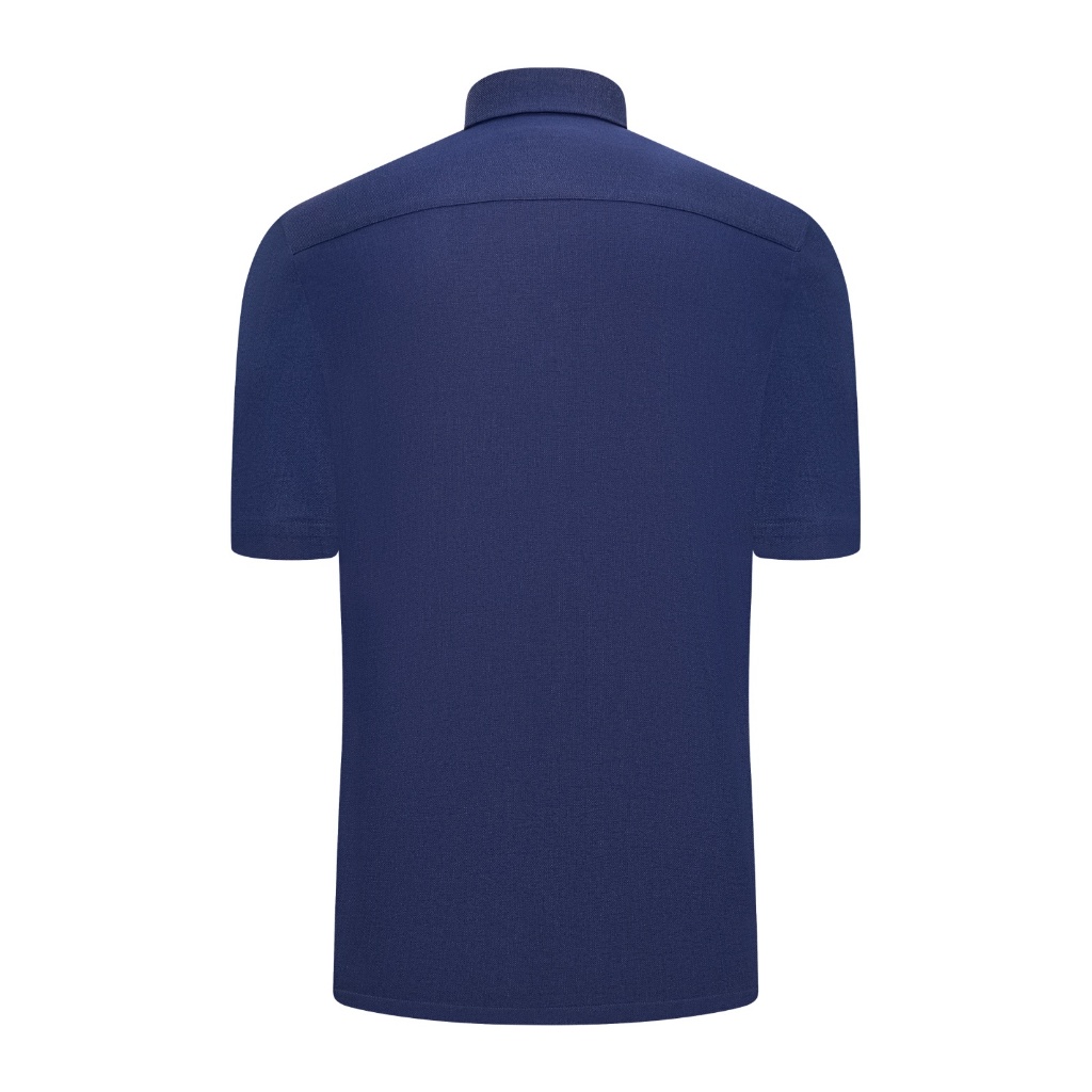 Áo sơ mi ngắn tay vạt ngang VIETTIEN SMART CASUAL vải Spun form REGULAR VT00000660