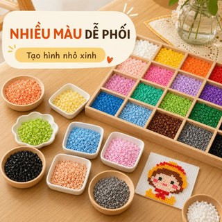 【Hạt tổng hợp 2.6mm/Bộ combo】Nhiều màu sắc để lựa chọn – Đồ chơi trẻ em – Đồ chơi DIY – Hạt nhựa nóng chảy
