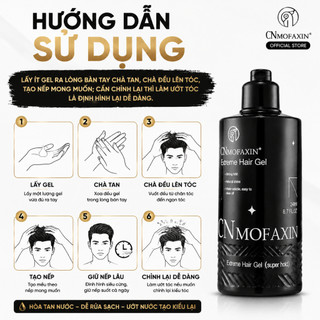 【Xả kho】Gel tạo kiểu tóc CNMOFAXIN, giữ nếp cực kỳ cứng, không hư tổn tóc, tan nước dễ rửa sạch【26.12】