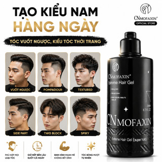 【Xả kho】Gel tạo kiểu tóc CNMOFAXIN, giữ nếp cực kỳ cứng, không hư tổn tóc, tan nước dễ rửa sạch【26.12】