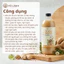 500ml Nước Cốt Gừng Tràm (Không bã) Ngâm Chân, Tắm Bé - Giữ Ấm, Phòng Ho, Lưu Thông Khí Huyết
