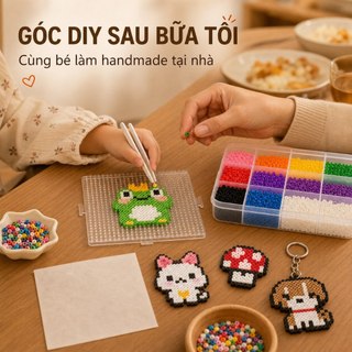 【Hạt tổng hợp 2.6mm/Bộ combo】Nhiều màu sắc để lựa chọn – Đồ chơi trẻ em – Đồ chơi DIY – Hạt nhựa nóng chảy