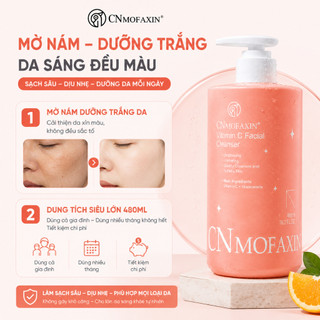 【Xả kho】Sữa rửa mặt Vitamin C CNMOFAXIN 480ml, mờ thâm nám, trắng da【26.12】