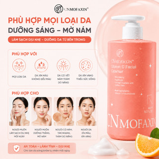 【Xả kho】Sữa rửa mặt Vitamin C CNMOFAXIN 480ml, mờ thâm nám, trắng da【26.12】