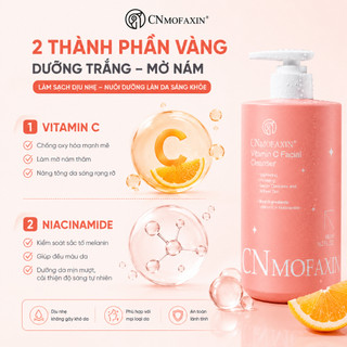 【Xả kho】Sữa rửa mặt Vitamin C CNMOFAXIN 480ml, mờ thâm nám, trắng da【26.12】