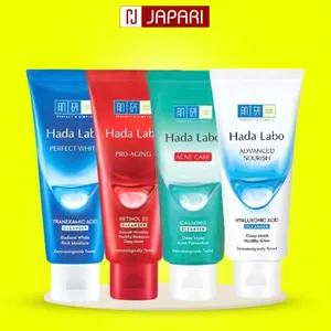 Sữa Rửa Mặt Hada Labo CHÍNH HÃNG Chăm Sóc Cấp Ẩm/Dưỡng Trắng Da/Chống Lão Hóa - Srm Hadalabo Trắng/Xanh/Đỏ - Japari
