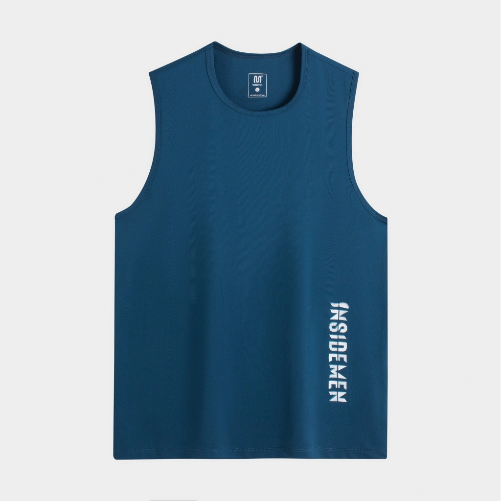 Áo Ba Lỗ Tanktop Nam Insidemen Vải thun Polyester thể thao co giãn, thoáng khí ITL107AS0