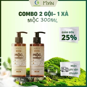 COMBO 2 CHAI DẦU GỘI MỘC+ 1 CHAI DẦU XẢ MỘC 300ML