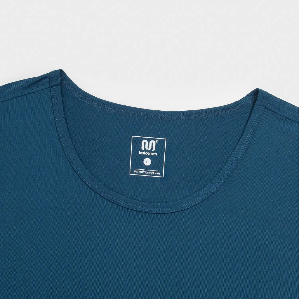 Áo Ba Lỗ Tanktop Nam Insidemen Vải thun Polyester thể thao co giãn, thoáng khí ITL107AS0