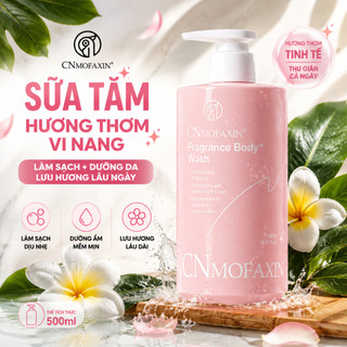 【Xả kho】Sữa tắm hương thơm CNMOFAXIN 480ml, giữ mùi lâu, dưỡng ẩm & làm sạch da【26.12】