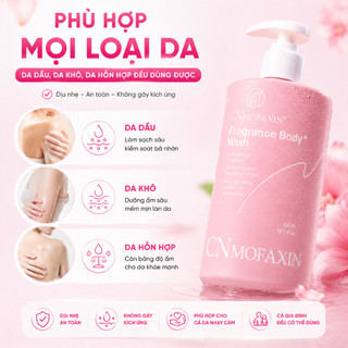 【Xả kho】Sữa tắm hương thơm CNMOFAXIN 480ml, giữ mùi lâu, dưỡng ẩm & làm sạch da【26.12】