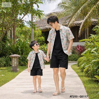 ÁO SƠ MI HỌA TIẾT ĐI BIỂN CHO BÉ TRAI DIỆN MÙA HÈ NÀY | AnhMy Baby