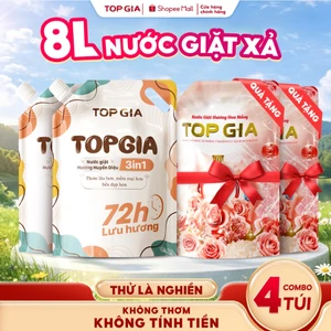 Nước Giặt Xả TOPGIA Hương Hoa Nắng, Hương Huyền Diệu Toả Hương Lâu, Dịu Nhẹ, An Toàn Cho Da