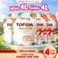 Nước Giặt Xả TopGia 3in1 Hương Huyền Diệu An Toàn Dịu Nhẹ, Lưu Hương 72H, Túi 2L
