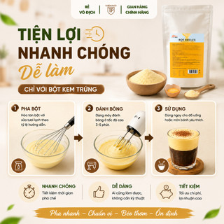 [M2] Bột Kem Trứng BRULEE cô gái ( Bột Vàng ) Đài Loan Gói 1kg
