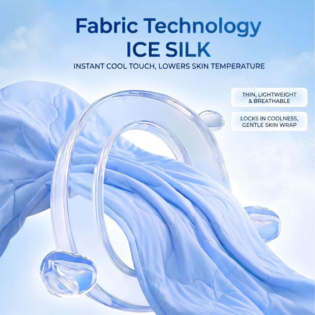 (Global) Chăn mùa hè mát lạnh Vua Nệm Goodnight Icesilk, Mền cotton lạnh 2mx2m2 thoáng khí mềm mịn