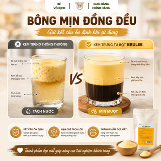 [M2] Bột Kem Trứng BRULEE cô gái ( Bột Vàng ) Đài Loan Gói 1kg