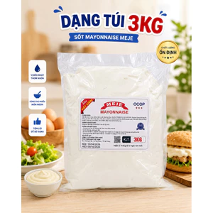 Mayonnaise Meje siêu tiết kiệm túi 3kg