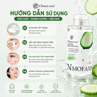 【Xả kho】Nước tẩy trang Hyaluronic Acid CNMOFAXIN 500ml, pH yếu, dịu nhẹ không gây kích ứng【26.12】