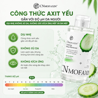 【Xả kho】Nước tẩy trang Hyaluronic Acid CNMOFAXIN 500ml, pH yếu, dịu nhẹ không gây kích ứng【26.12】