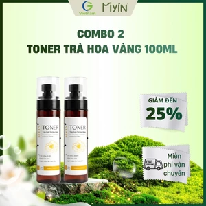 COMBO 2 CHAI TONER THẢO DƯỢC TRÀ HOA VÀNG MYIN 100ML- Dưỡng Ẩm, Dưỡng Sáng Da, Hỗ Trợ Giảm Mụn