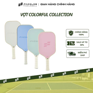 Vợt pickleball Facolos Colorful 16mm điểm chạm lớn, dễ kiểm soát, phù hợp cho người mới chơi