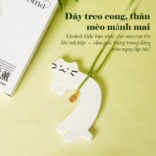 Mèo mini thơm tinh dầu – Treo xe, tủ quần áo, phòng làm việc, toilet – Hộp quà dễ thương