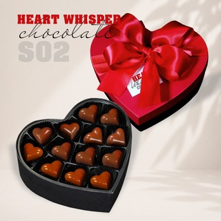 Socola Hộp Quà Antcholat Heart Whisper Chocolate S02 13 Trái Tim Đắng Dịu Tan Mượt Quà Tặng cao cấp