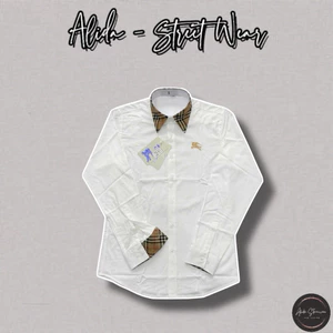 ⚡️[Hight Quality] Áo Sơ Mi Dài Tay Bu1 Hai Shirts - Điểm Nhấn Kẻ Tay Phối Thêu Cao Cấp Loại 1