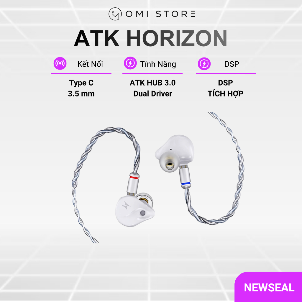 Tai Nghe In Ear Gaming ATK Horizon / Hỗ Trợ AppHub /  Tích Hợp DSP / Chuyên Cho Game Thủ | BigBuy360 - bigbuy360.vn