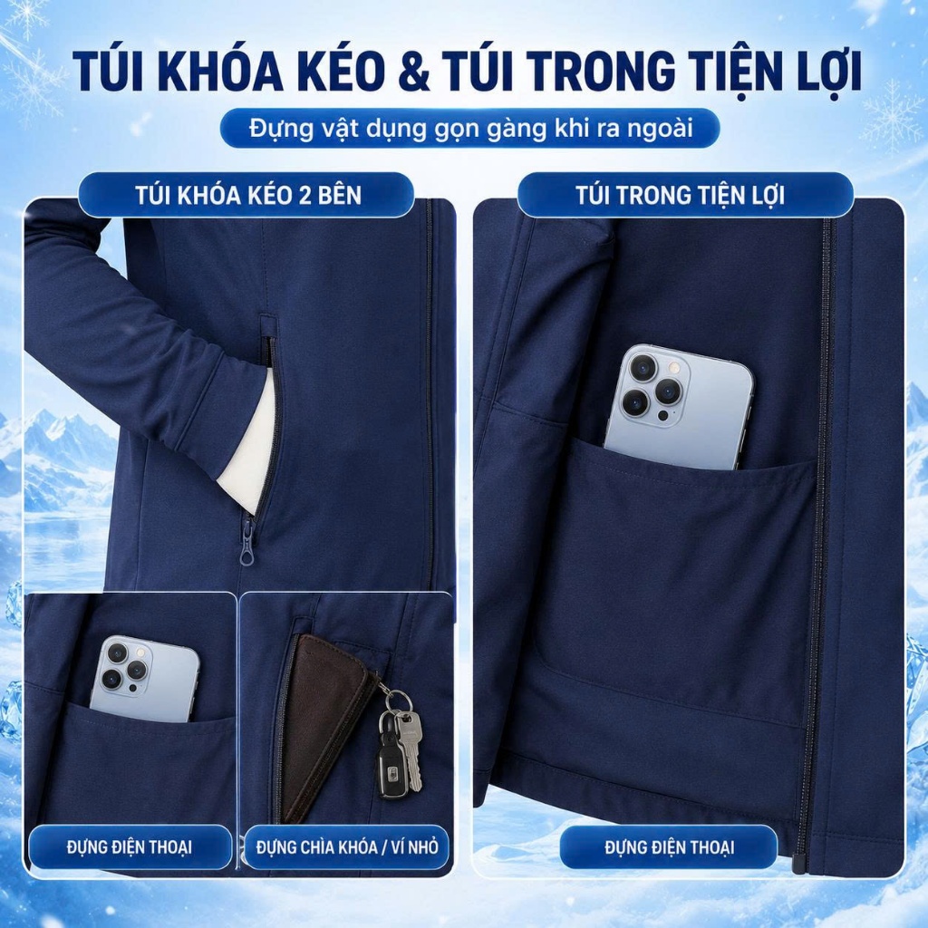 Áo Chống Nắng Nam Nữ 2 Lớp Chống Tia UV, Thun Lanh Co Giãn Thoáng Khí, Áo Khoác Form Unisex  M29