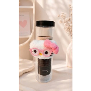 Buộc Tóc Đính Gấu Hello Kitty Ống 20 Chun  – Dễ Thương Và Tiện Lợi.