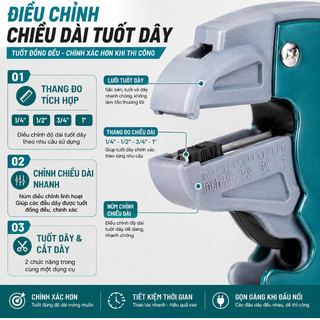 Kìm Tuốt Dây Điện 0.5-6mm² JCTOP EW5008 Mỏ Quạ Chuyên Dụng Tuốt Vỏ Dây Chính Xác Tiện Dụng