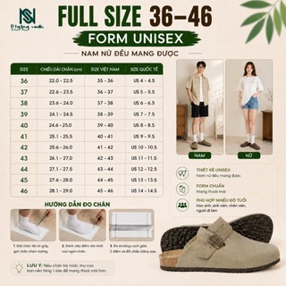 Dép Đế Trấu Sục NS04 Nam Nữ Unisex Quai Ngang Đi Học Đi Làm Đi Chơi Thoải Mái, Lịch Sự
