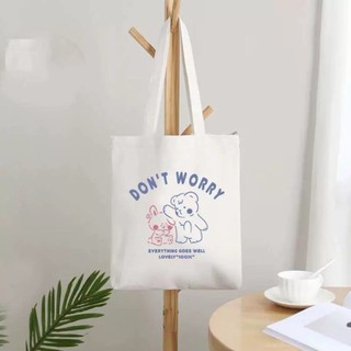 Túi tote có khóa in hình Cappybara hình hoa dễ thương túi vải canvas tote nhiều họa tiết hoạt hình thời trang tota0329