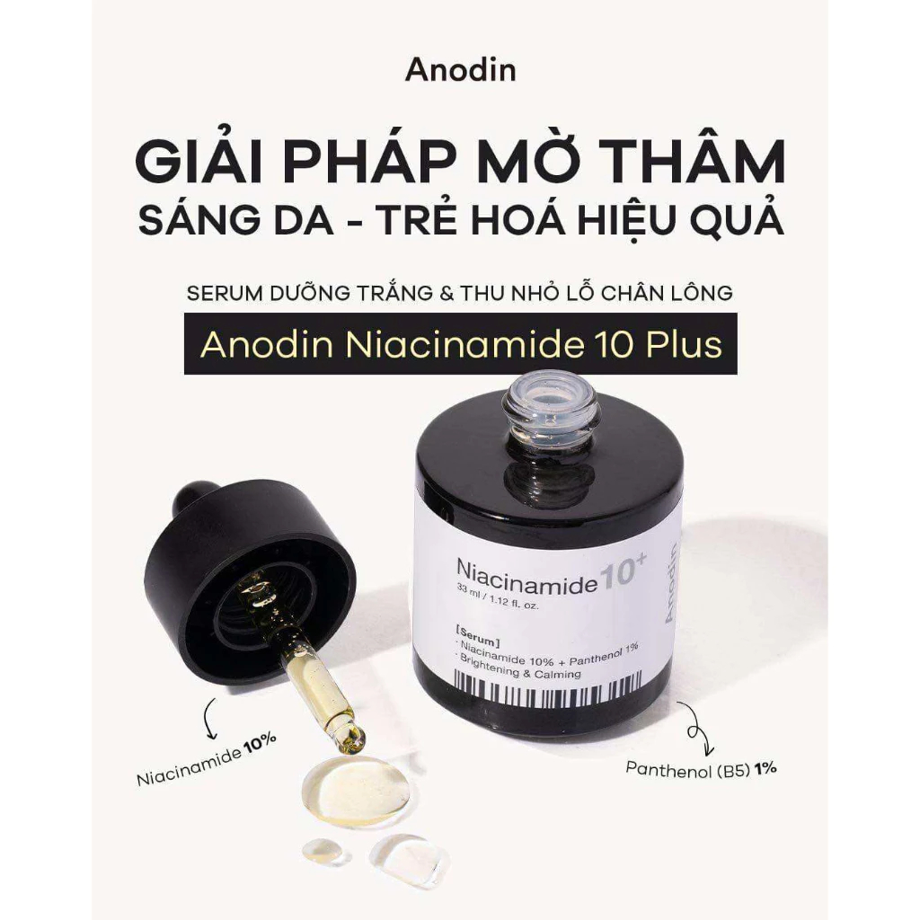 Tinh Chất Anodin Niacinamide 10+ Làm Trắng Và Thu Nhỏ Lỗ Chân Lông - Ever Queen