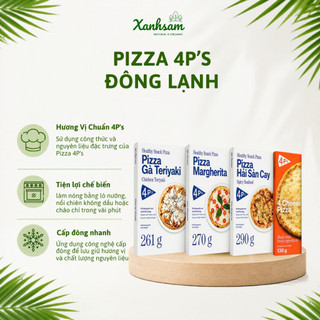 [HỎA TỐC] Pizza 4P’s Đông Lạnh - Xanhsam Natural & Organic