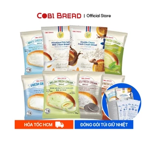 Bánh Mì Nhân Kem/ Matcha/ Socola/Cookie/Cheese/Muối Hồng/Double Choco Cobi Bread