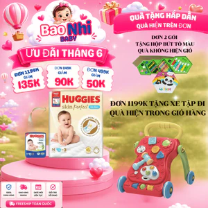 TÃ/BỈM Dán Huggies Skinperfect Size M76+3 Với 2 vùng thấm hút riêng biệt