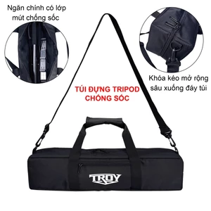 Túi đựng tripod, túi đựng chân đèn / chân máy ảnh chống sốc, vải chống thấm, túi đựng đồ nghề TROY