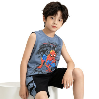 Đồ mặc nhà Bộ Quần Áo Bé Trai Ba Lỗ 13 - 27kg hãng YOKO thun Cotton– Bộ Thun Bé Trai Spider Man Siêu NhânMềm Mát