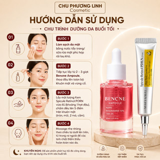 Combo Trẻ Hóa Retinol & Serum Chuskin CB0376 – Bộ Đôi Hỗ Trợ Mờ Nếp Nhăn, Dưỡng Sáng Đều Màu, Phục Hồi Da Chuyên Sâu