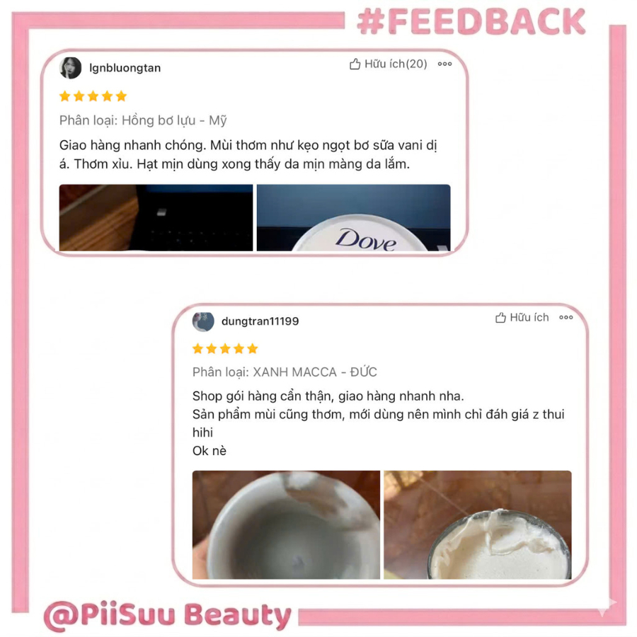 [ Bản Đức - Mỹ ] Tẩy Da Chết Toàn Thân DOVE Chăm Sóc Da Dưỡng Trắng Cấp Ẩm Exfoliating Body Polish