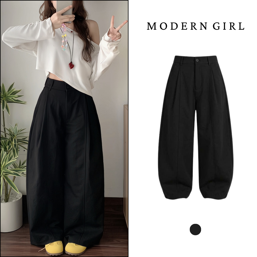 [ MỞ BÁN ] Quần Kaki Nhật Khoá, Quần Kaki Ống Rộng Khoá Kéo Lưng Chun Phong Cách Hàn Quốc Modern Girls | BigBuy360 - bigbuy360.vn