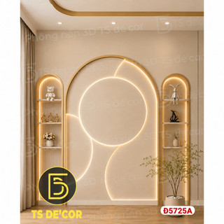 Background livestream 3D 5D TS Decor, trang trí nhà cửa hiện đại, nhiều mẫu mã kích thước lựa chọn