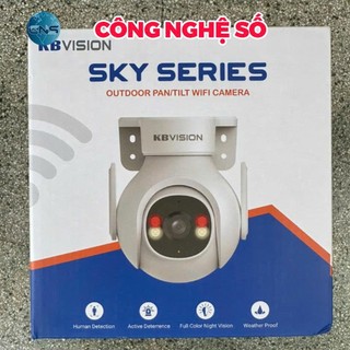 Camera wifi quay quét ngoài trời 5.0MP - Chuẩn chống nước IP66 - KX-S5BW Chính Hãng BH 2 Năm